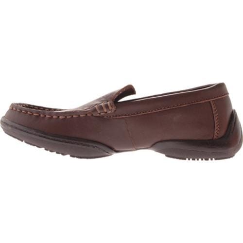 Boys Kenneth Cole Reaction Driving Dime Dark Brown Leather