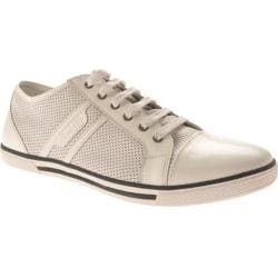 ( ._.) Men's Kenneth Cole New York Down N Up White Leather