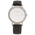 Monument Men's Roman Numeral Faux Croc Strap Watch