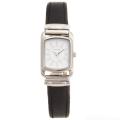 Monument Women's Silvertone Rectangle Case Analog Watch