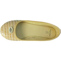 Women's Vecceli Italy BF-101 Beige Compressed Leather