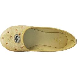 Women's Vecceli Italy BF-101 Beige Ostrich Compressed Leather