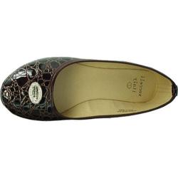 Women's Vecceli Italy BF-101 Dark Brown Compressed Leather