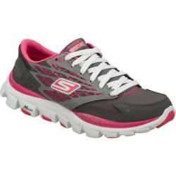 Women's Skechers GOrun Ride Charcoal/Pink