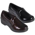 Journee Collection Women's Faux Leather Patent Clogs