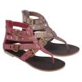 Journee Collection Women's 'Slick-37' T-strap Gladiator Sandals