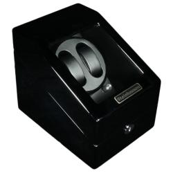 Steinhausen 4-mode Dual Black Lacquer Coated Wood Watch Winder