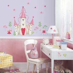 RoomMates Princess Castle Peel and Stick Wall Decal