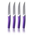 Art and Cook Purple 5-inch Steak Knives (Set of 4)