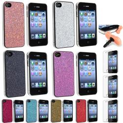 Cases/ LCD Protector/ Pink Dust Cap/ Pouch for Apple iPhone 4/ 4S