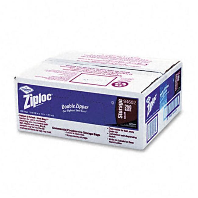 Ziploc Double Zipper Bags- Plastic- 1 gal- 1.75