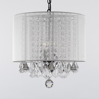 Buy Online Gallery 3-light Crystal Chandelier with Shade