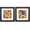 Kim Parker 'Passion Flowers I/Passion Flowers II' Print Art