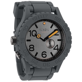 Nixon Men's 51-30 Rubber Strap Grey Watch