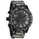 Nixon Men's 51-30 Chrono Black and Leopard Pattern Watch