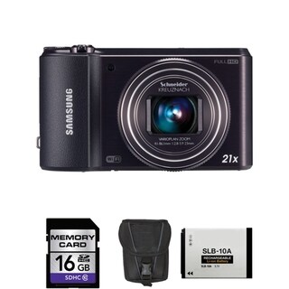 Samsung WB850F Smart 16MP Black Digital Camera 16GB Bundle