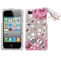 BasAcc Pink Romance 3D Diamante Case for Apple iPhone 4/ 4S