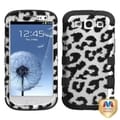 BasAcc Black/ 2D Silver Leopard TUFF Hybrid Case for Samsung Galaxy S III/ S3 i9300