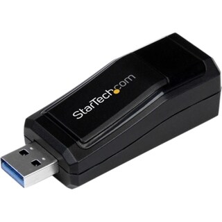 StarTech.com USB 3.0 to Gigabit Ethernet NIC Network Adapter - 10/100