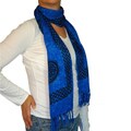 Blue Celtic Knot Scarf (Indonesia)