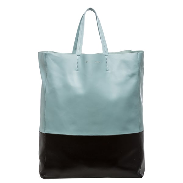 Celine \u0026#39;Bi-Cabas\u0026#39; 2-tone Tote Bag - 15374360 - Overstock.com ...  