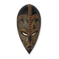 Handcrafted Sese Wood 'My Beautiful Lover' African Mask (Ghana)