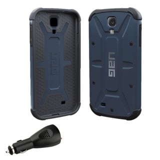 UAG Samsung Galaxy S4/SIV Aero Blue Case with NFC Tag & Car Charger