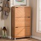 Simms White Modern Shoe Cabinet
