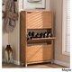 Simms White Modern Shoe Cabinet