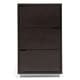 Simms White Modern Shoe Cabinet