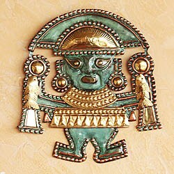 [1] Handcrafted Copper and Bronze 'Life Eternal' Wall Sculpture (Peru)