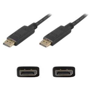 AddOn 6.10m (20.00ft) DisplayPort Male to Male Black Cable