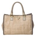 Prada 'Madras' Double Handle Small Tote Bag