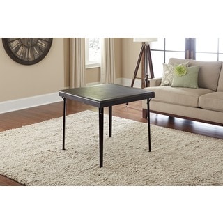 Cosco Folding Espresso Wood Table