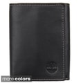 Timberland Men's Topstitched Trifold Wallet