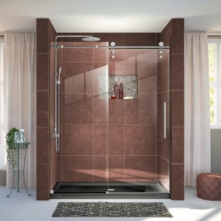 DreamLine Enigma-Z 56 to 60-inch Fully Frameless Sliding Shower Door