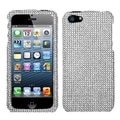 BasAcc Silver Diamante Phone Protector Case for Apple iPhone 5