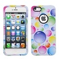 BasAcc Rainbow Bubble Circle Hard Protective Case for Apple iPhone 5