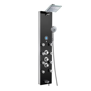 Low Price Blue Ocean 52-inch Aluminum Thermostatic Shower Panel Tower