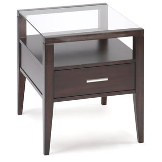 Baker Wood Collection Rectangular End Table