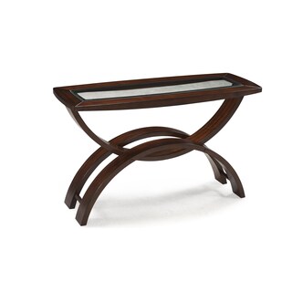Helix Collection Wood Rectangular Sofa Table