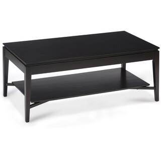 'Studio 1' Espresso Finish Rectangular Lift Top Cocktail Table