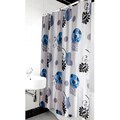Deluxe Modern Shower Curtain with Matching Hooks