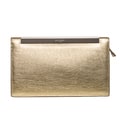 Saint Laurent 'Lutetia' Metallic Leather Clutch