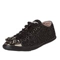 Miu Miu Women's Bejeweled Glitter Sneakers