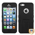 BasAcc Black Rubberized Case for Apple iPhone 5