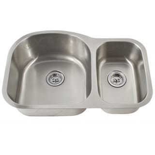 Schon Undermount 16-Gauge Stainless Steel 70/30 Sink Kitchen Sink
