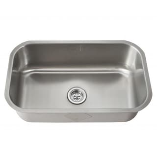 Schon Undermount 30x18 16-Gauge Single Bowl Kitchen Sink