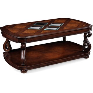 Harcourt Wooden Rectangular Cocktail Table