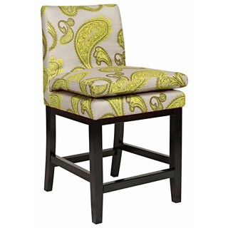 angelo:HOME Marnie Modern Lemongrass Upholstered 24-inch Bar Stool